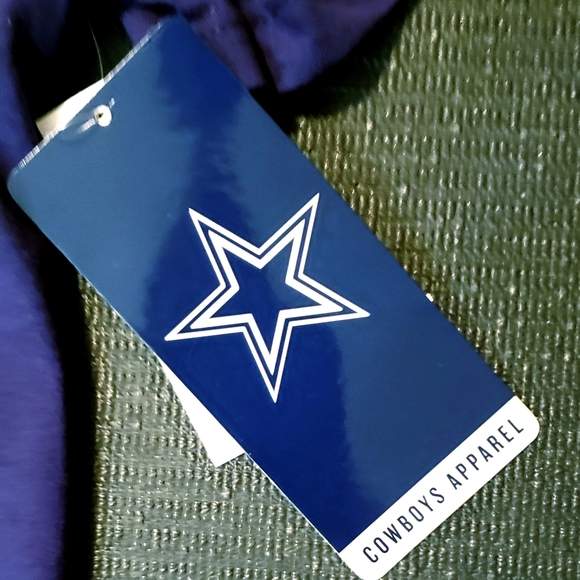 WOMANS DAK PRESCOTT "Kimmy Player" Glitter Print Navy Blue T-Shirt (LARGE) - Picture 4 of 4